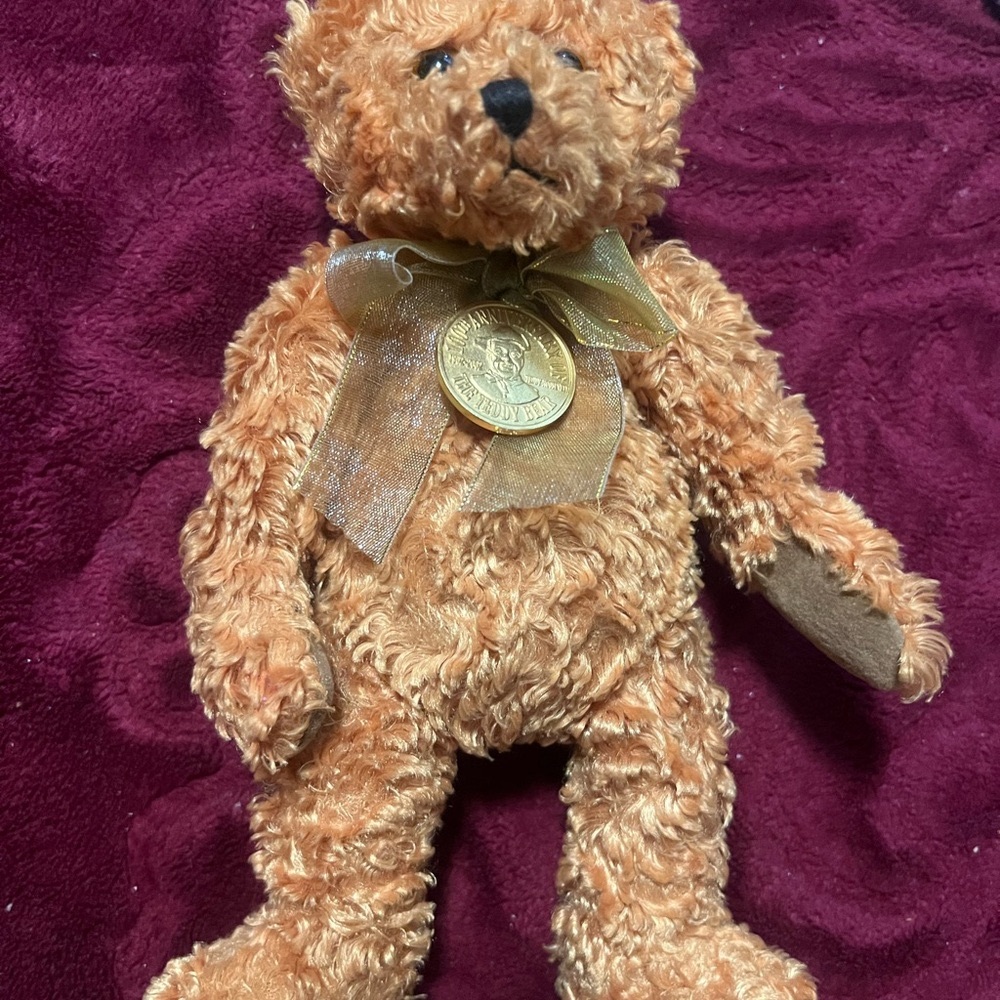 Limited Edition Plush Teddy Bear of 100th anniversary of Teddy Roosevelt